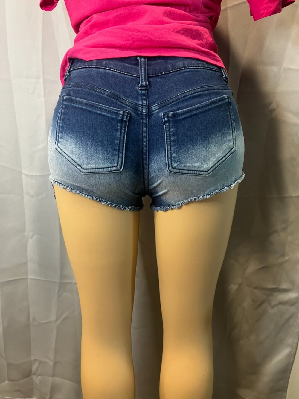 🌸 Flip Side Reversible Denim Floral Shorts - Junior Size 3 🌸 - Picture 4 of 4
